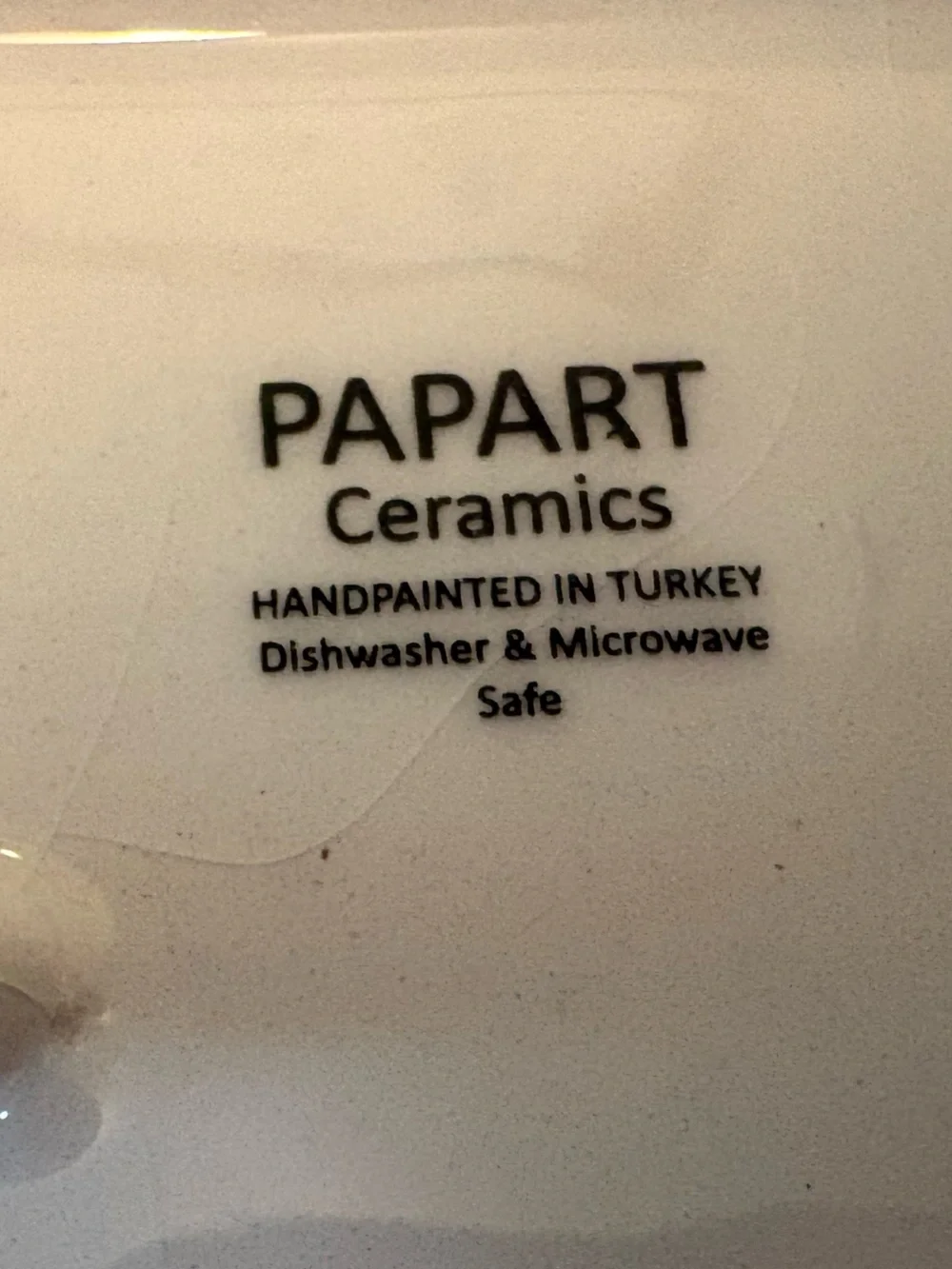 Papart Ceramics Sardine Design Serving Platter